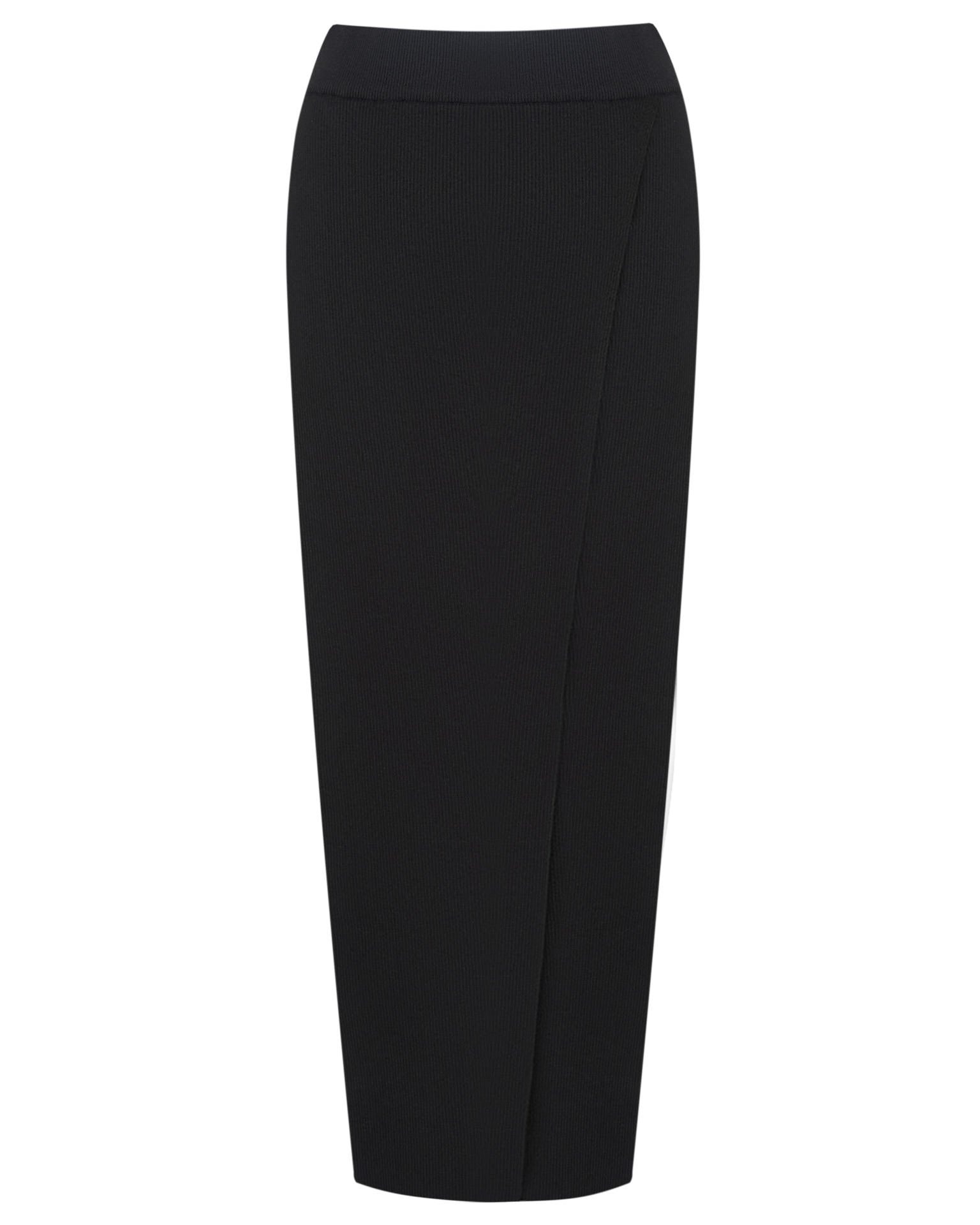 Viscose skirt, Black