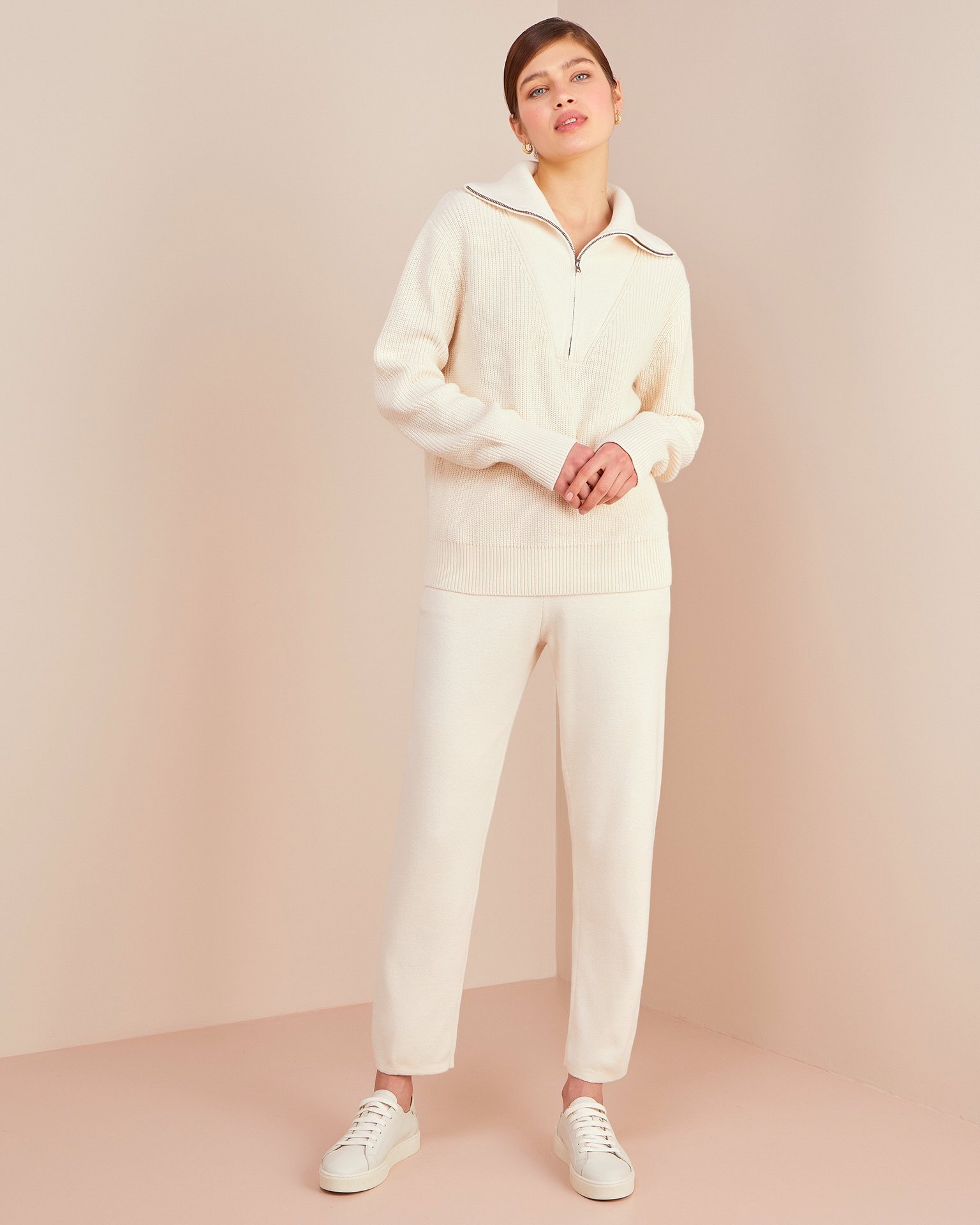 Cotton and Cashmere Set, Milky — photo 2