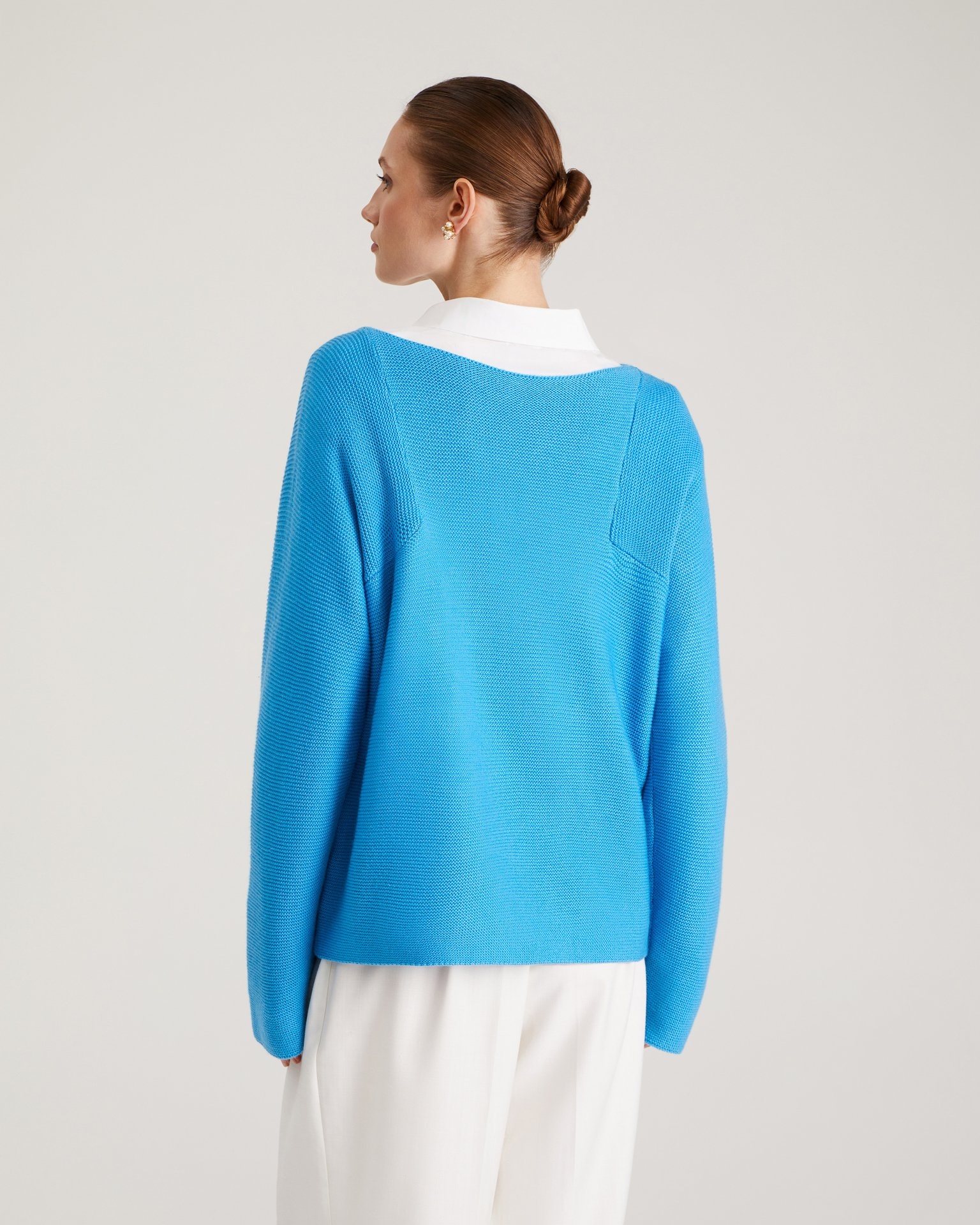 Knitted jumper, Blue — photo 3