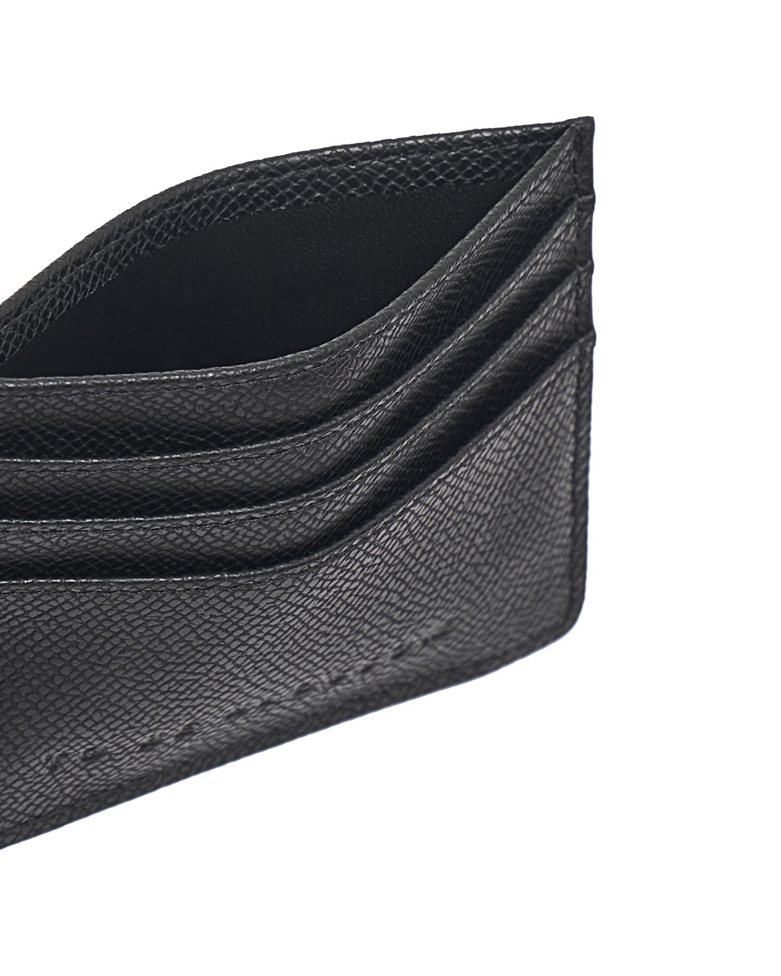 Genuine leather cardholder, Black — photo 6