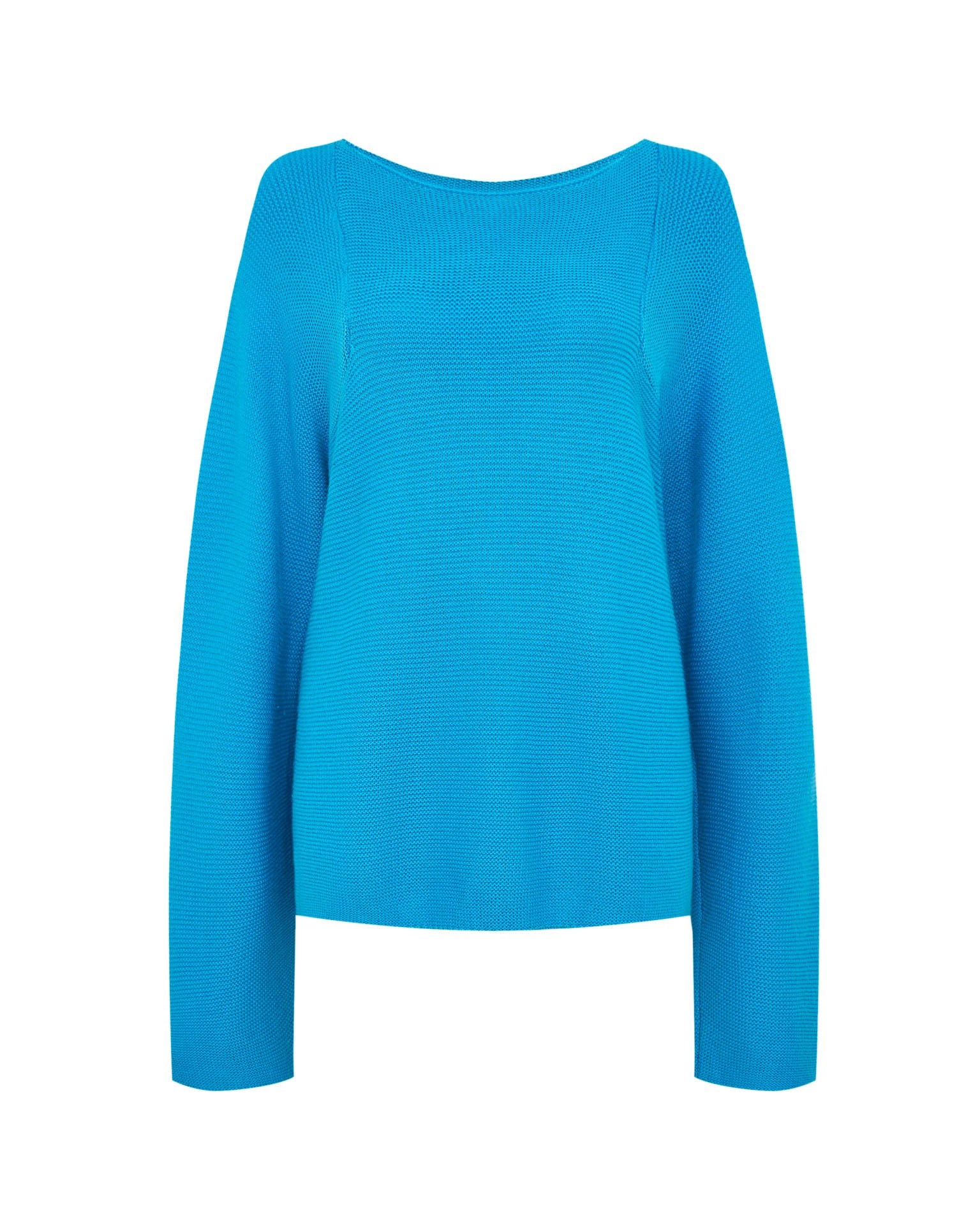 Knitted jumper, Blue — photo 10