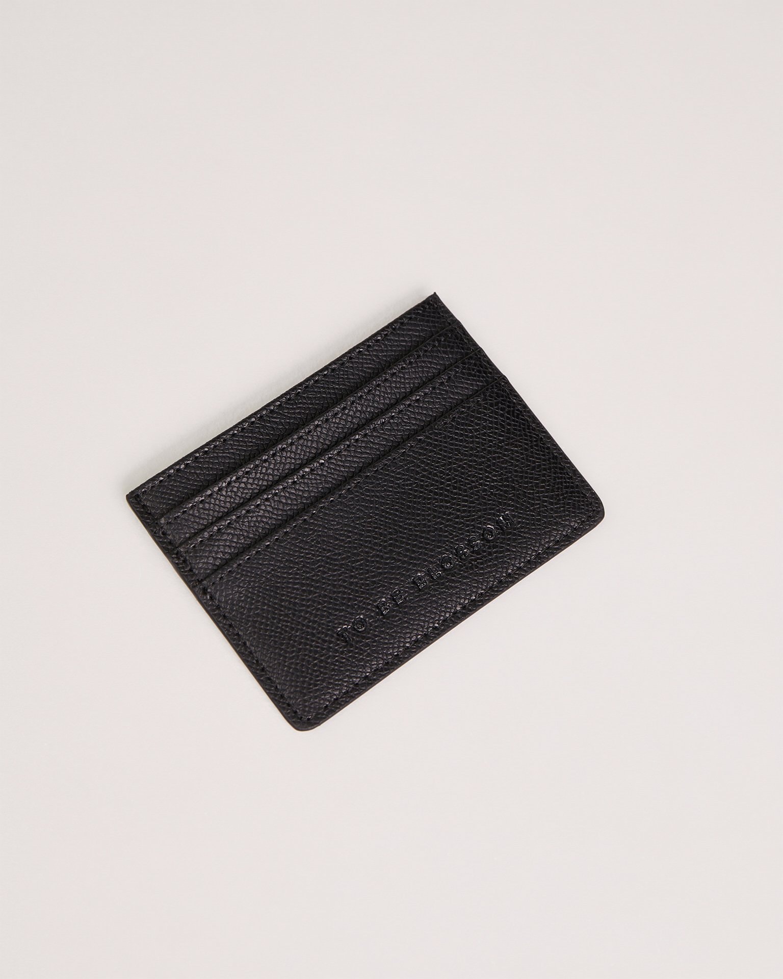 Genuine leather cardholder, Black — photo 2