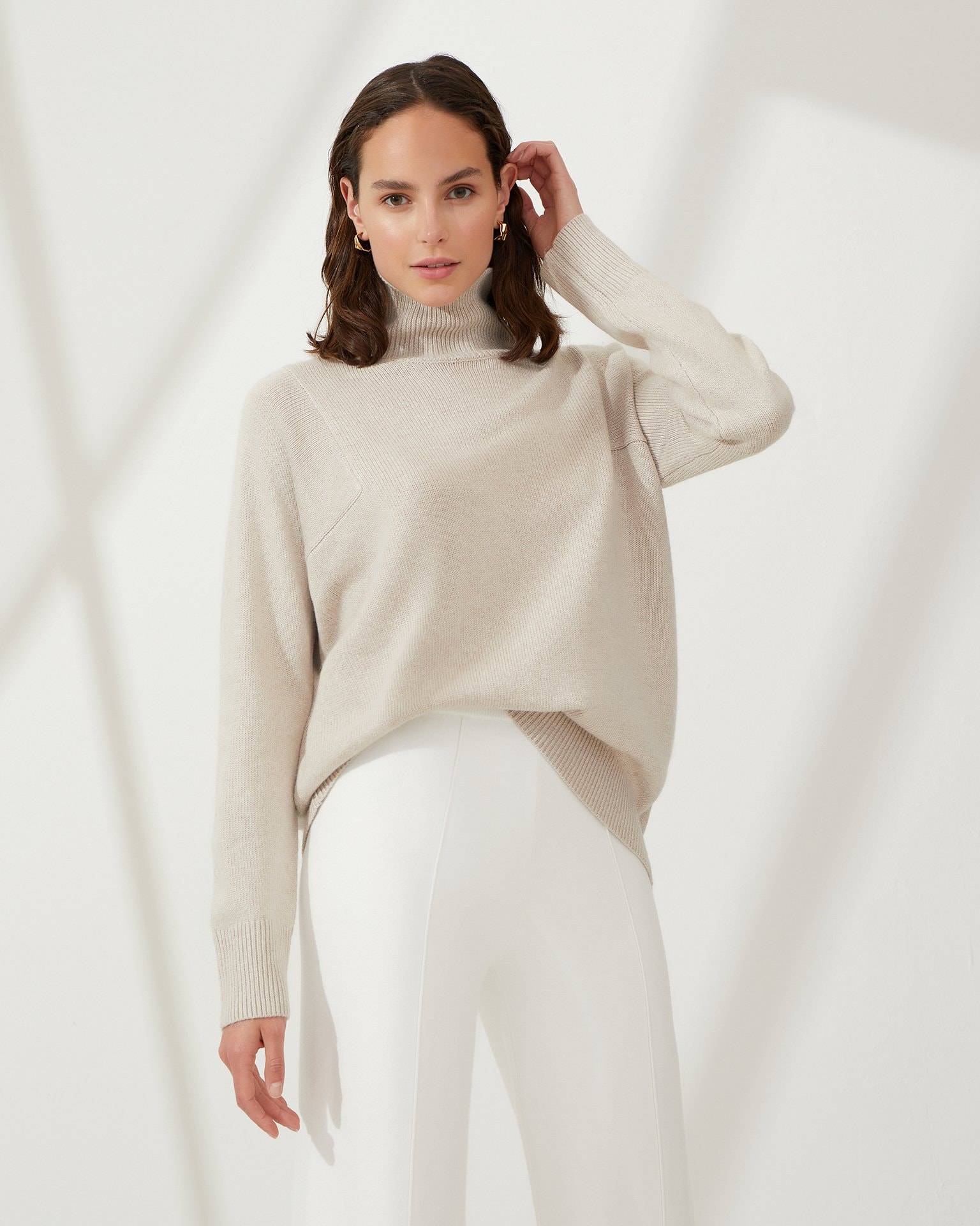 Culotte trousers, White — photo 4