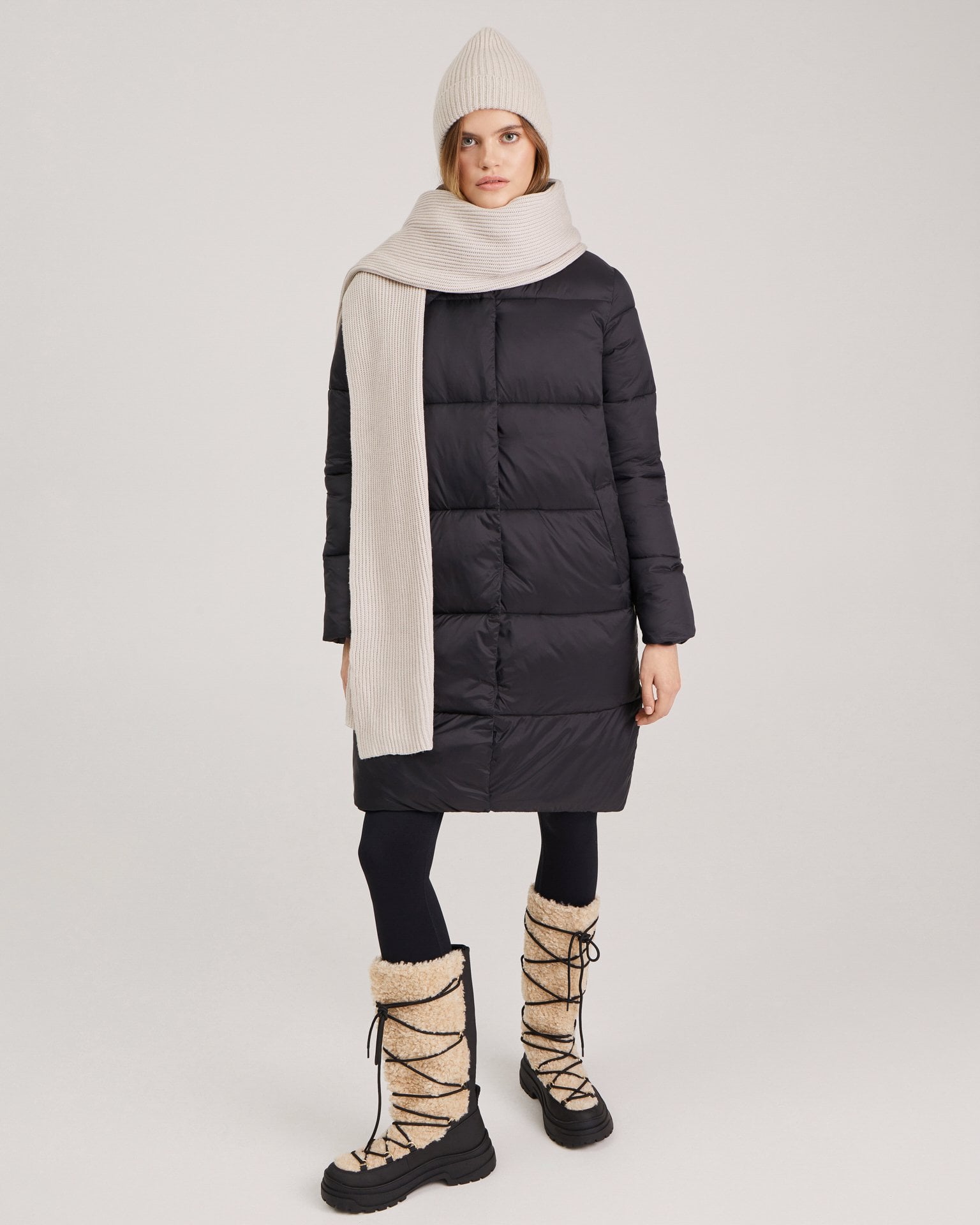 Beige scarf