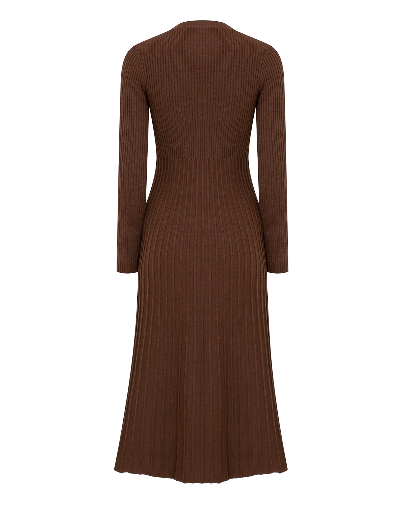 Chocolate knit dress, Brown — photo 7