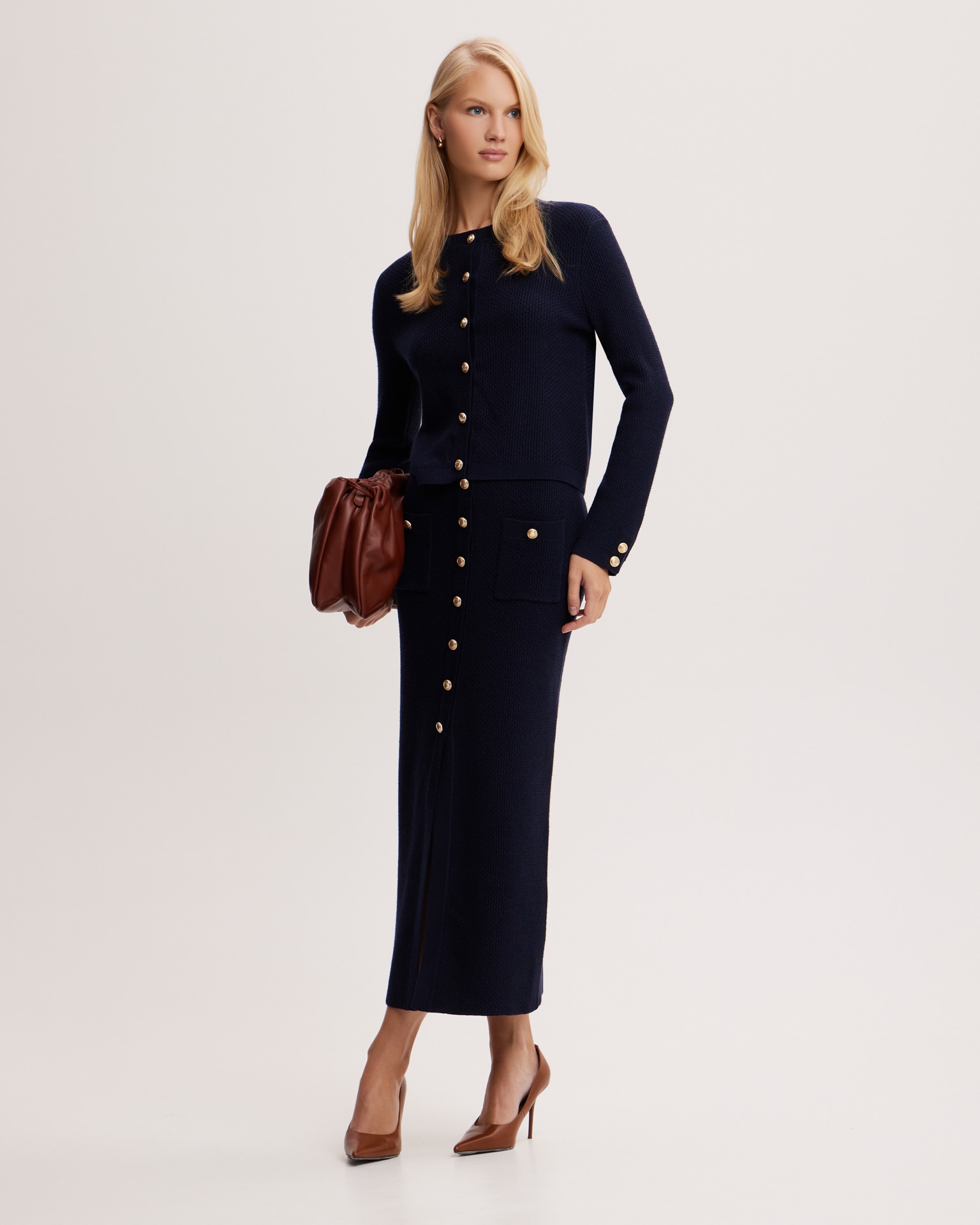 Merino wool cardigan