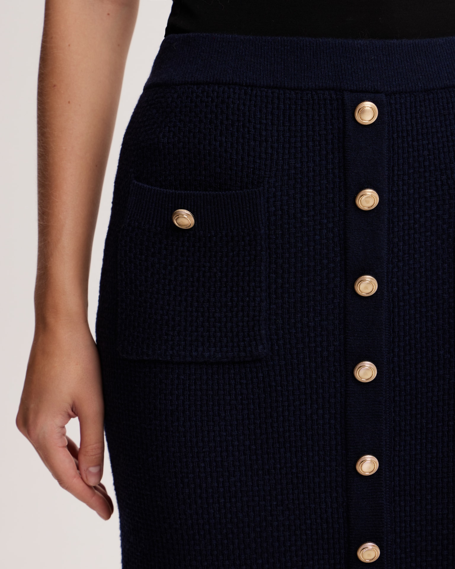 Midi skirt, Dark Blue — photo 5