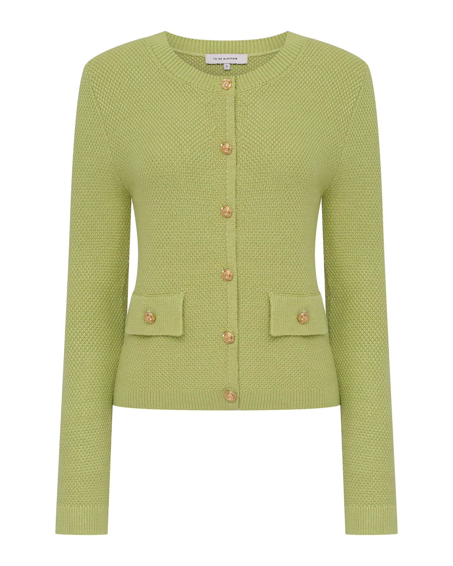 Green cardigan