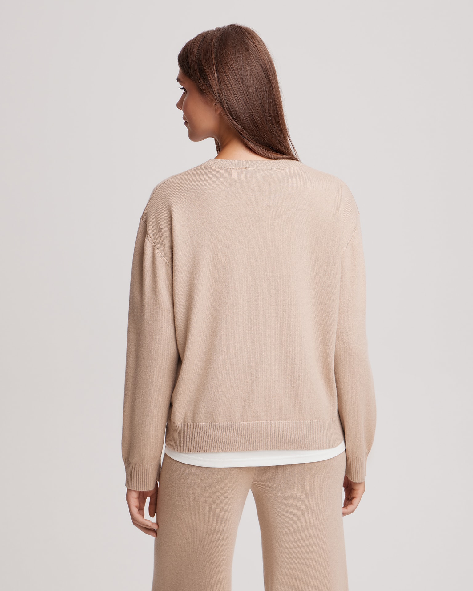 Beige knitted set, Beige — photo 5