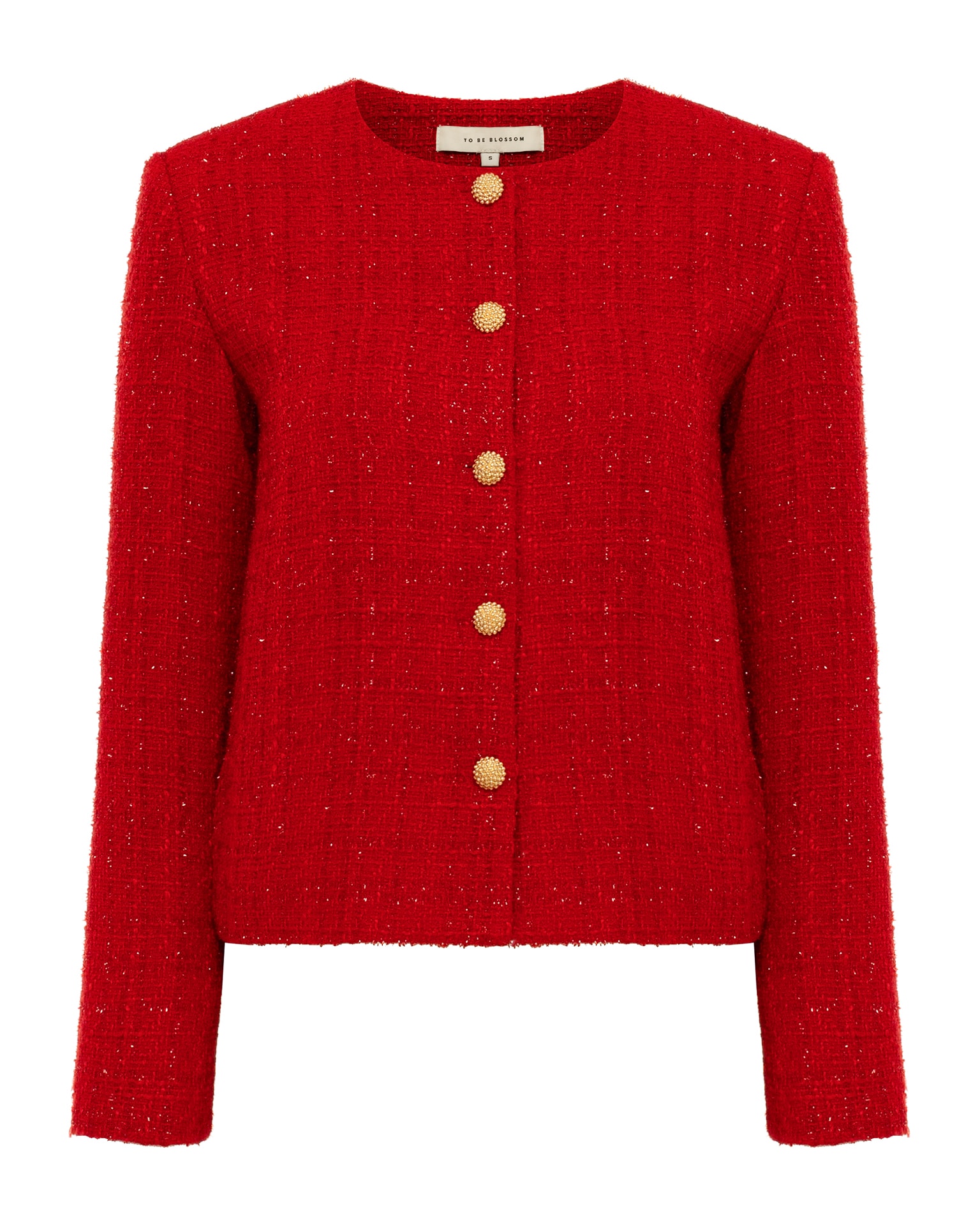 Tweed Jacket, Red — photo 8