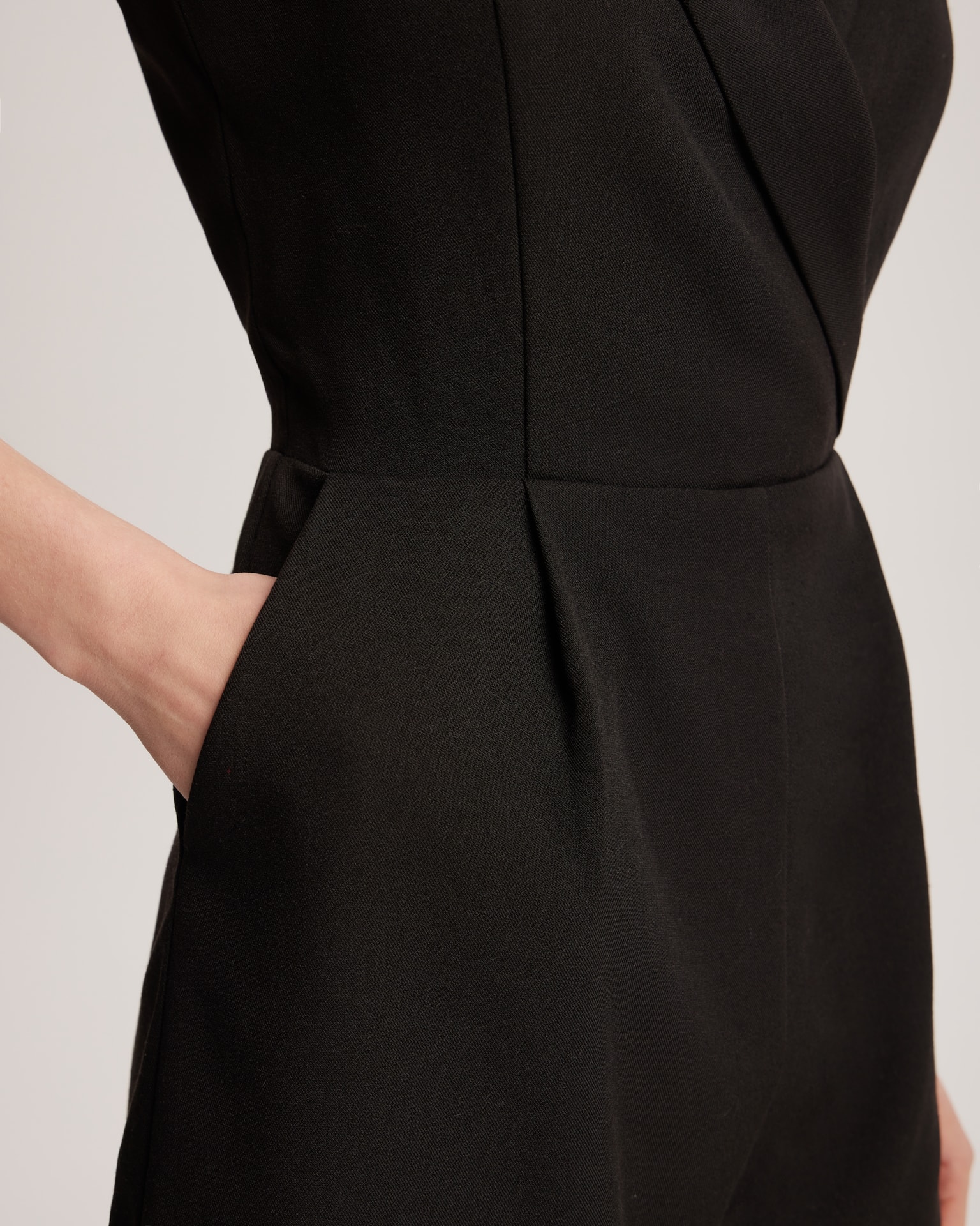 Women's jumpsuit with shorts, Black — photo 7