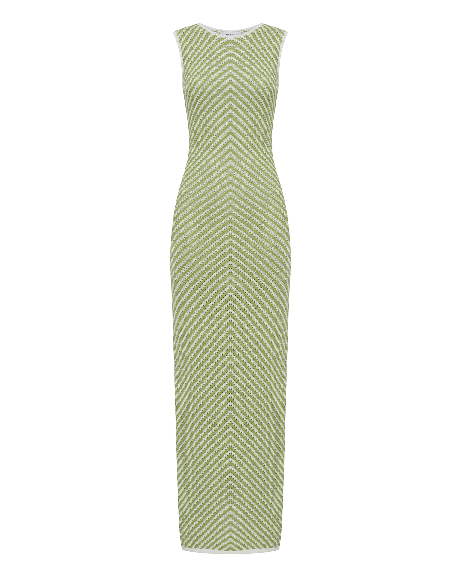 Crochet midi dress, Green — photo 8