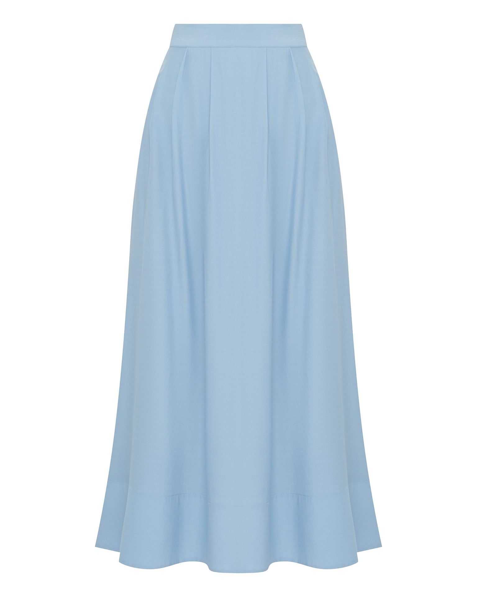 Flowing midi skirt
