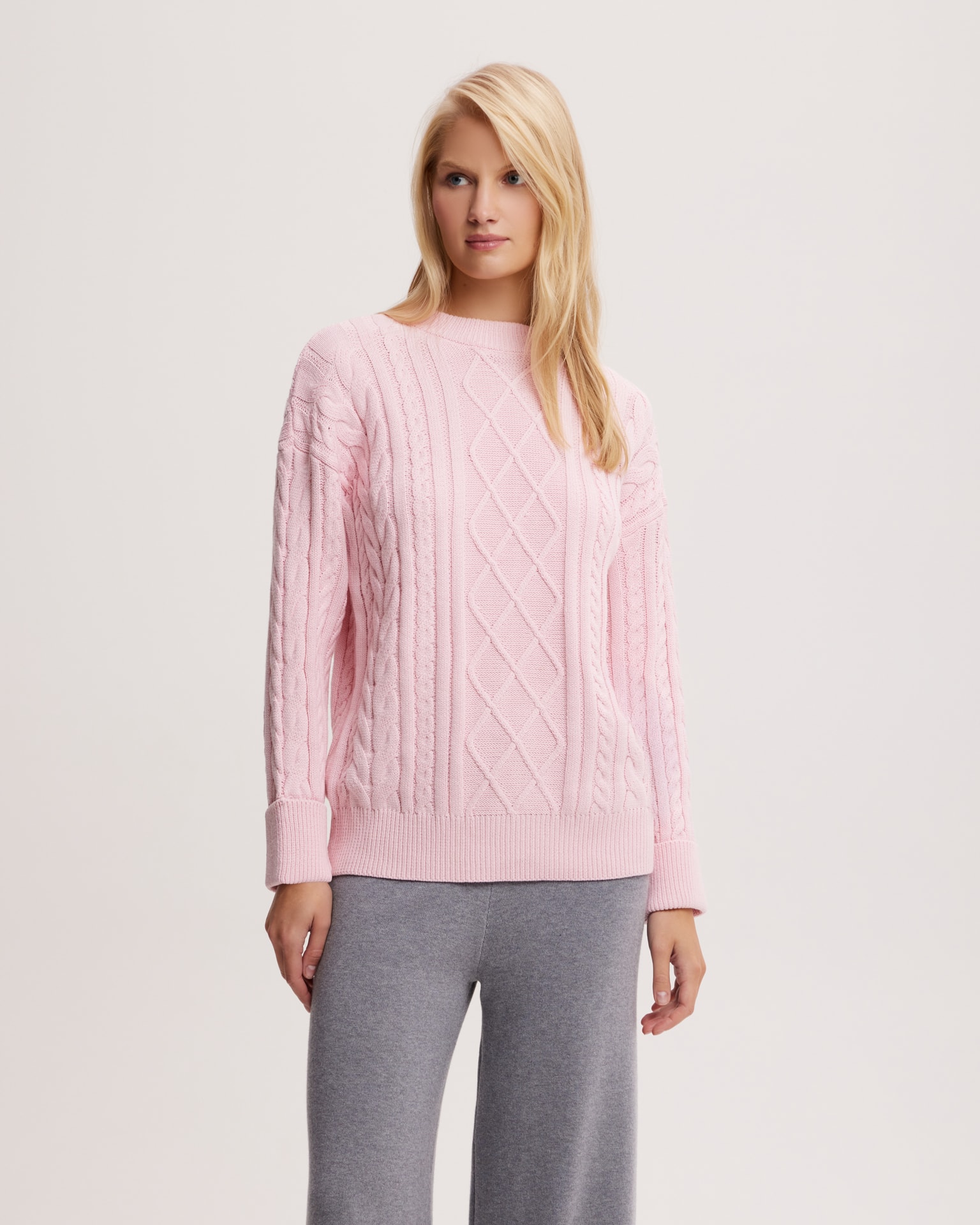 Textured pink jumper, Pink. — photo 5