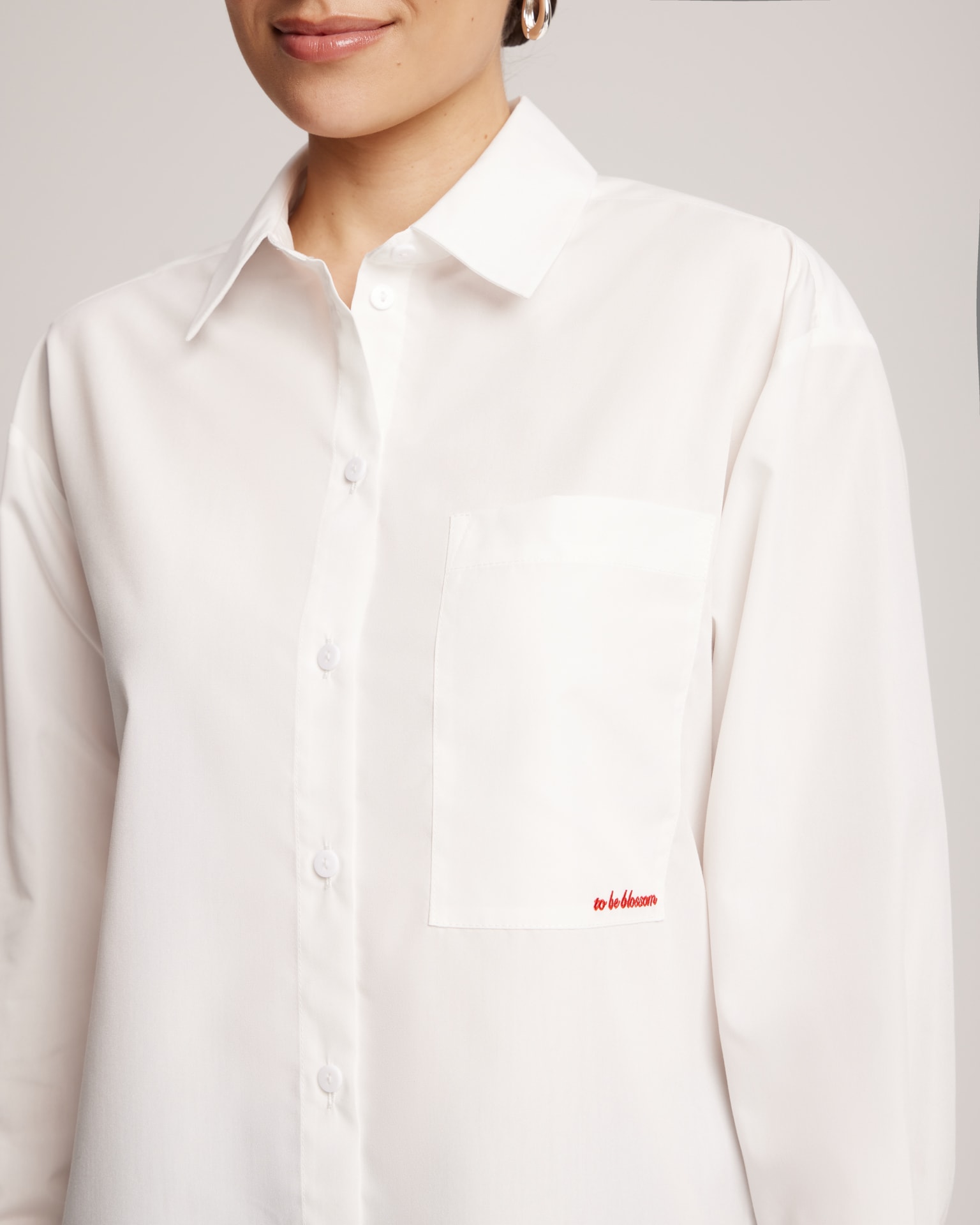 Shirt with brand logo, White — photo 5