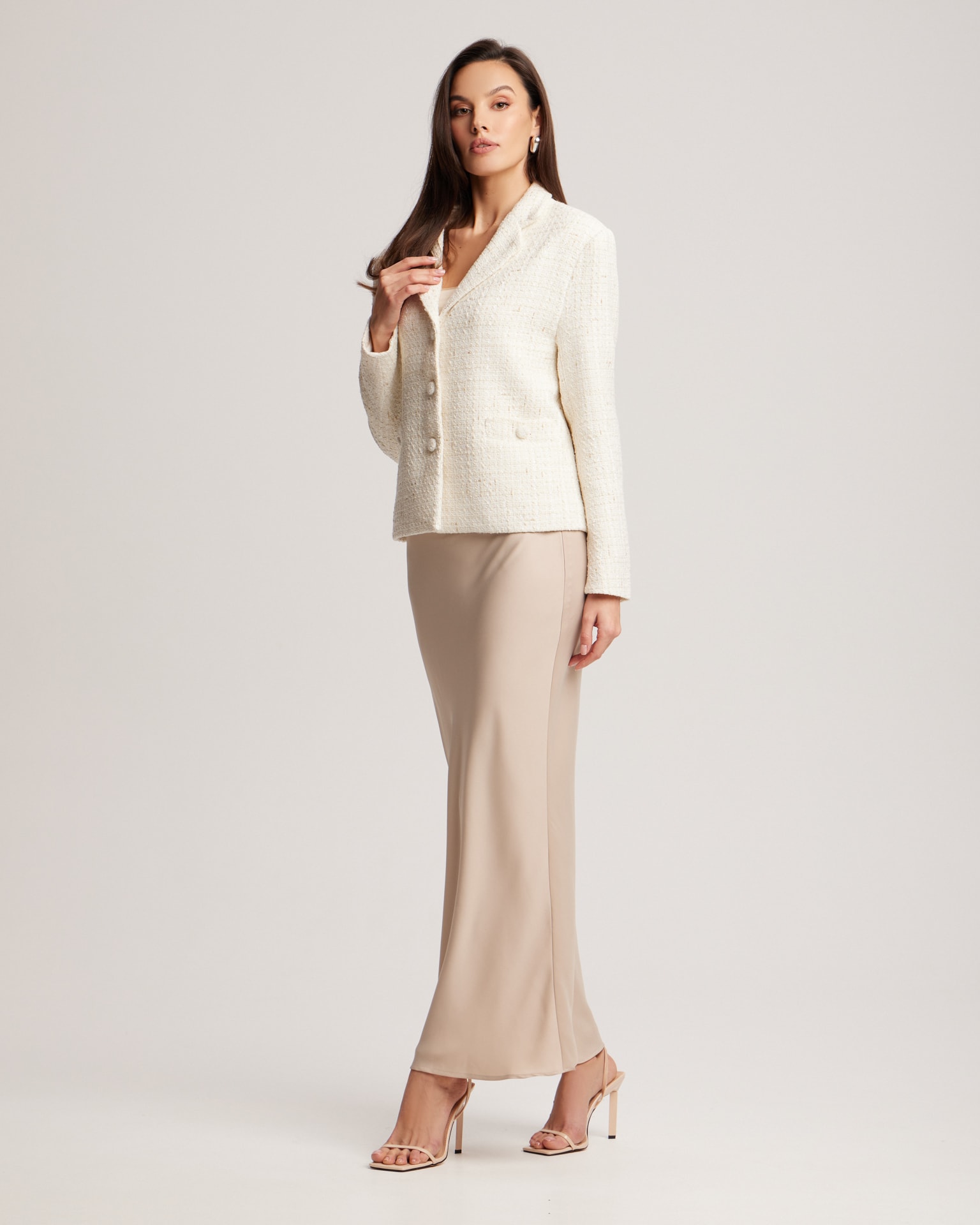 Beige maxi skirt, Beige — photo 3