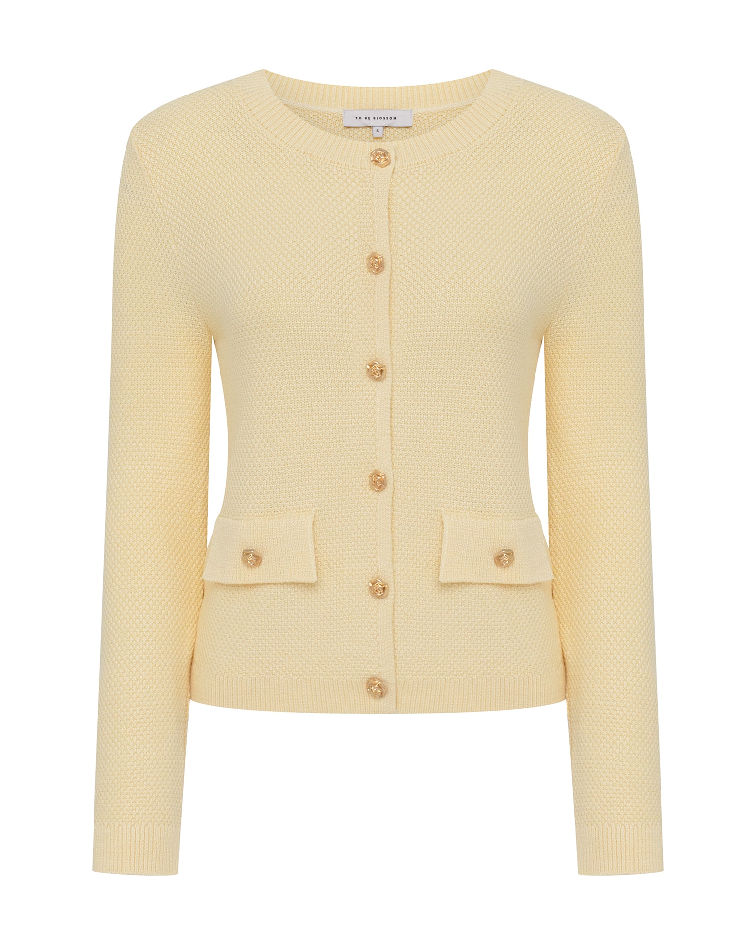 light yellow cardigan, Yellow — photo 8
