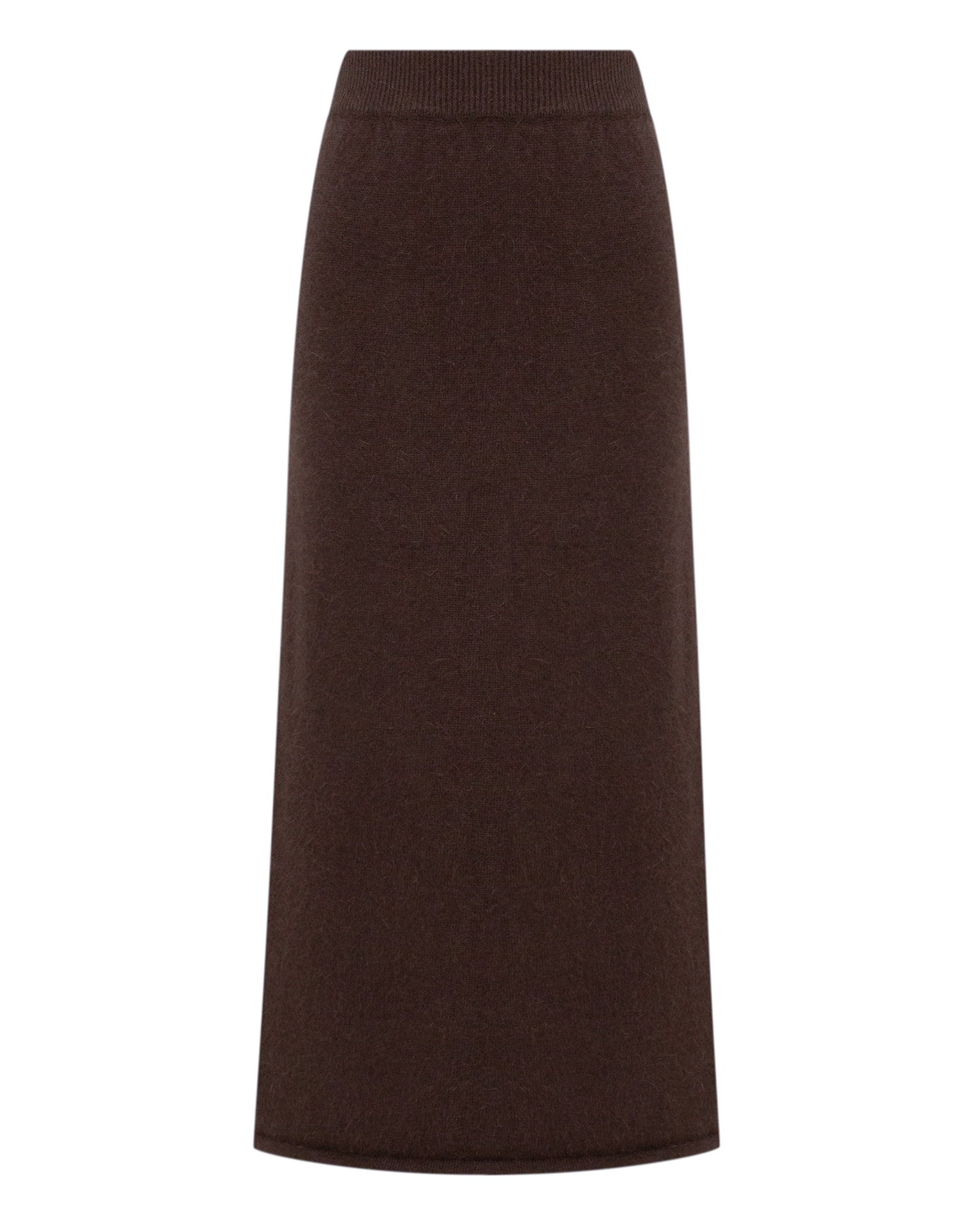 Angora midi skirt, Brown — photo 2