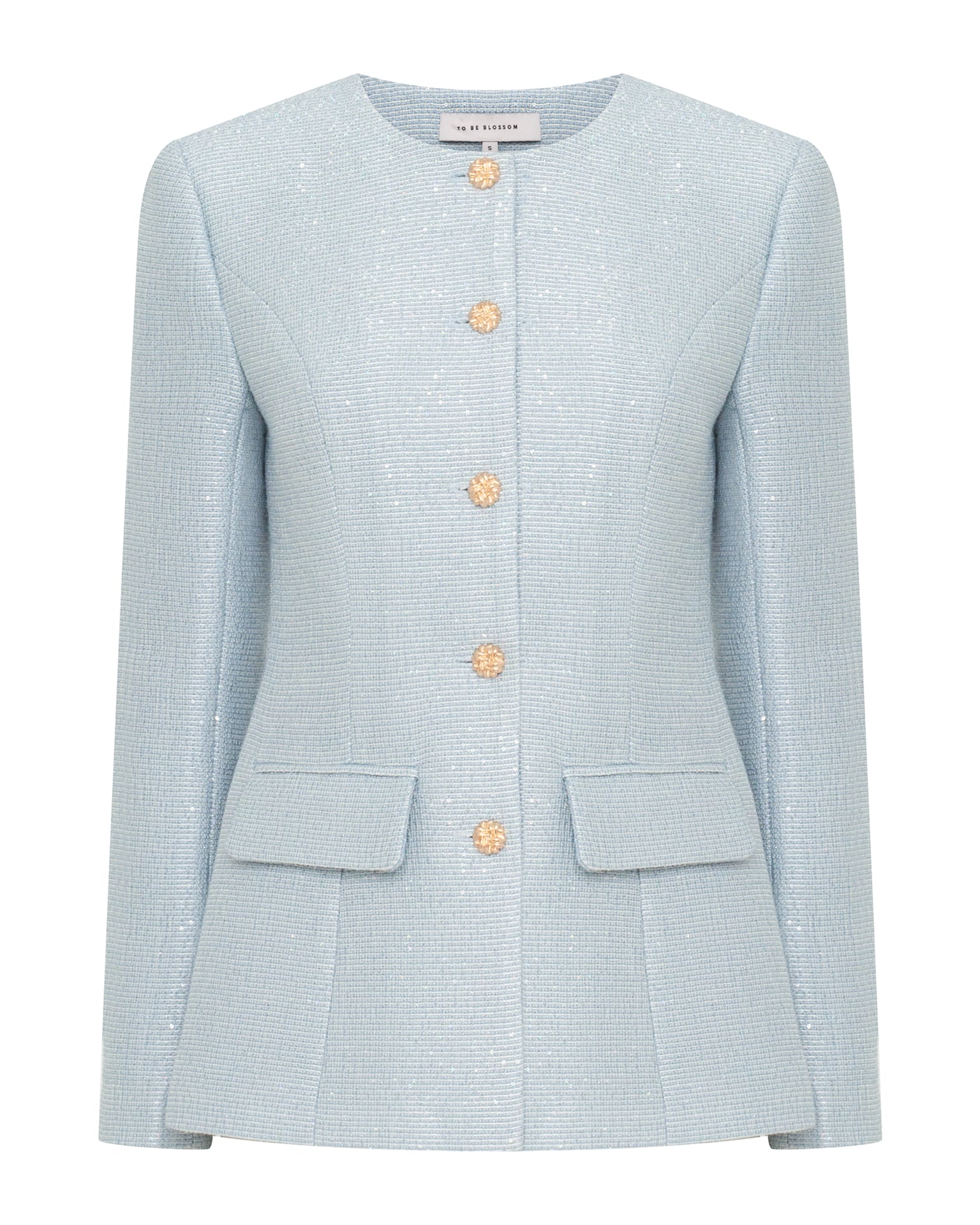 shimmering fabric jacket