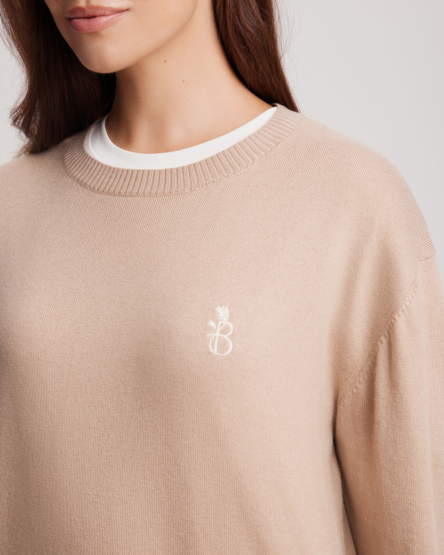 Beige knitted set, Beige — photo 7