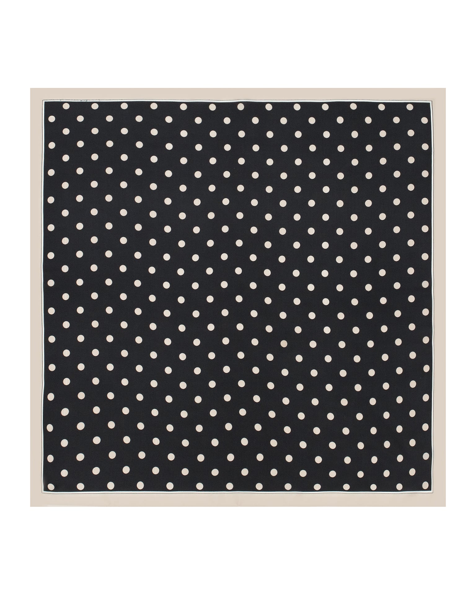 Polka dot scarf