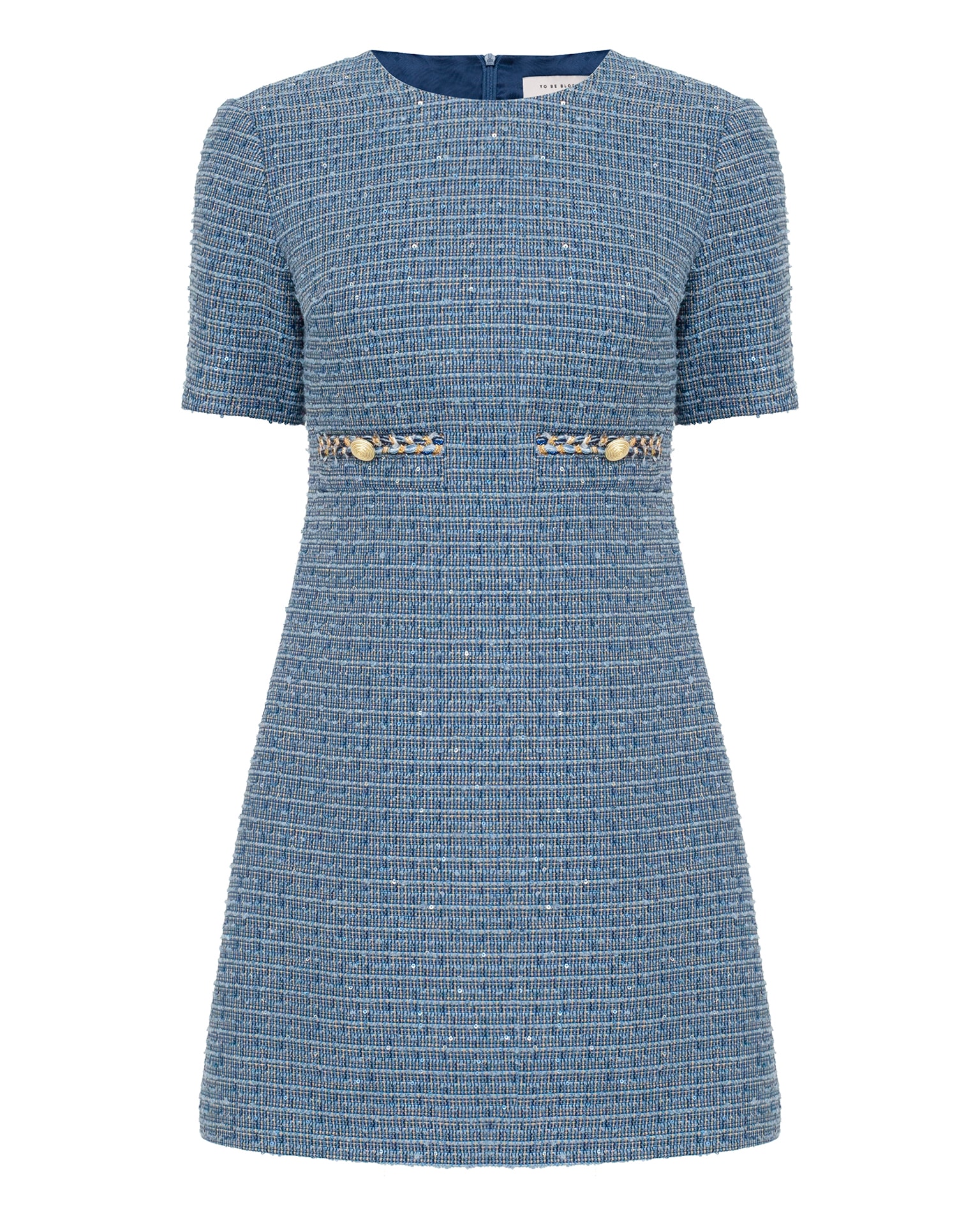 Tweed dress, Blue — photo 2