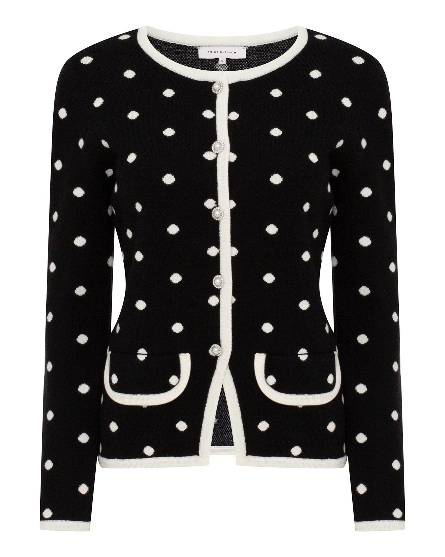Polka dot cardigan