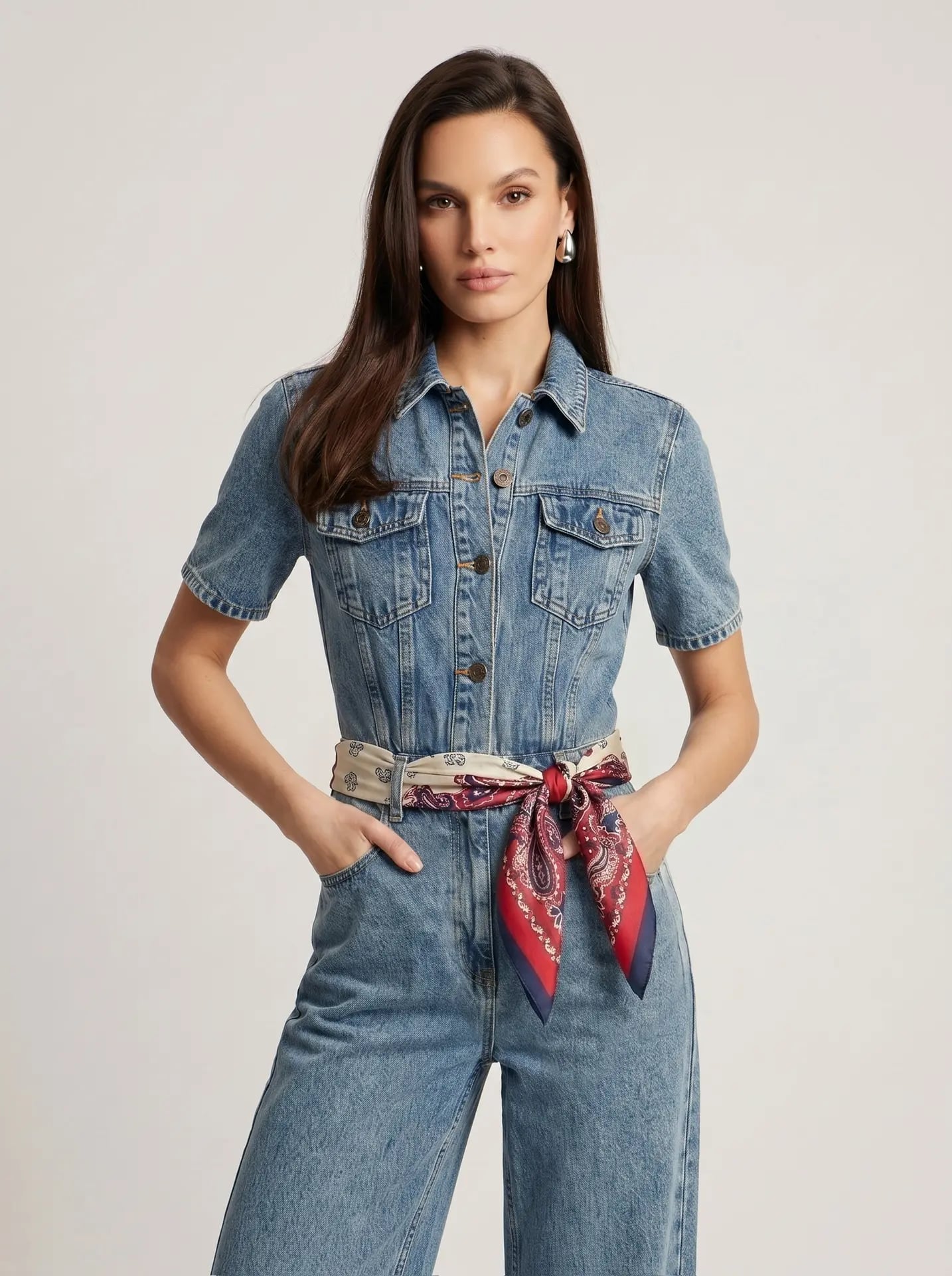 denim overalls