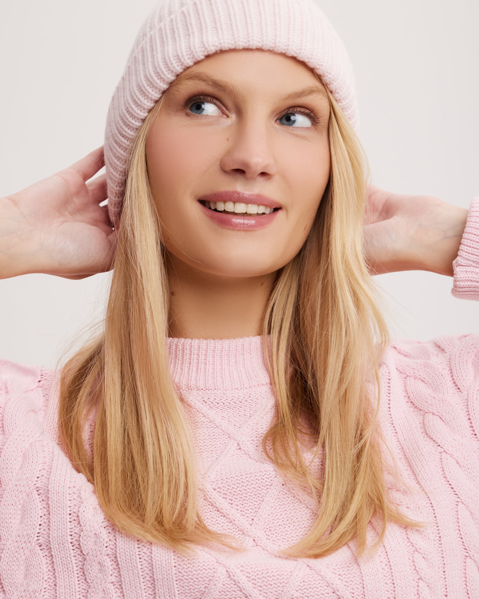 Textured pink jumper, Pink. — photo 2