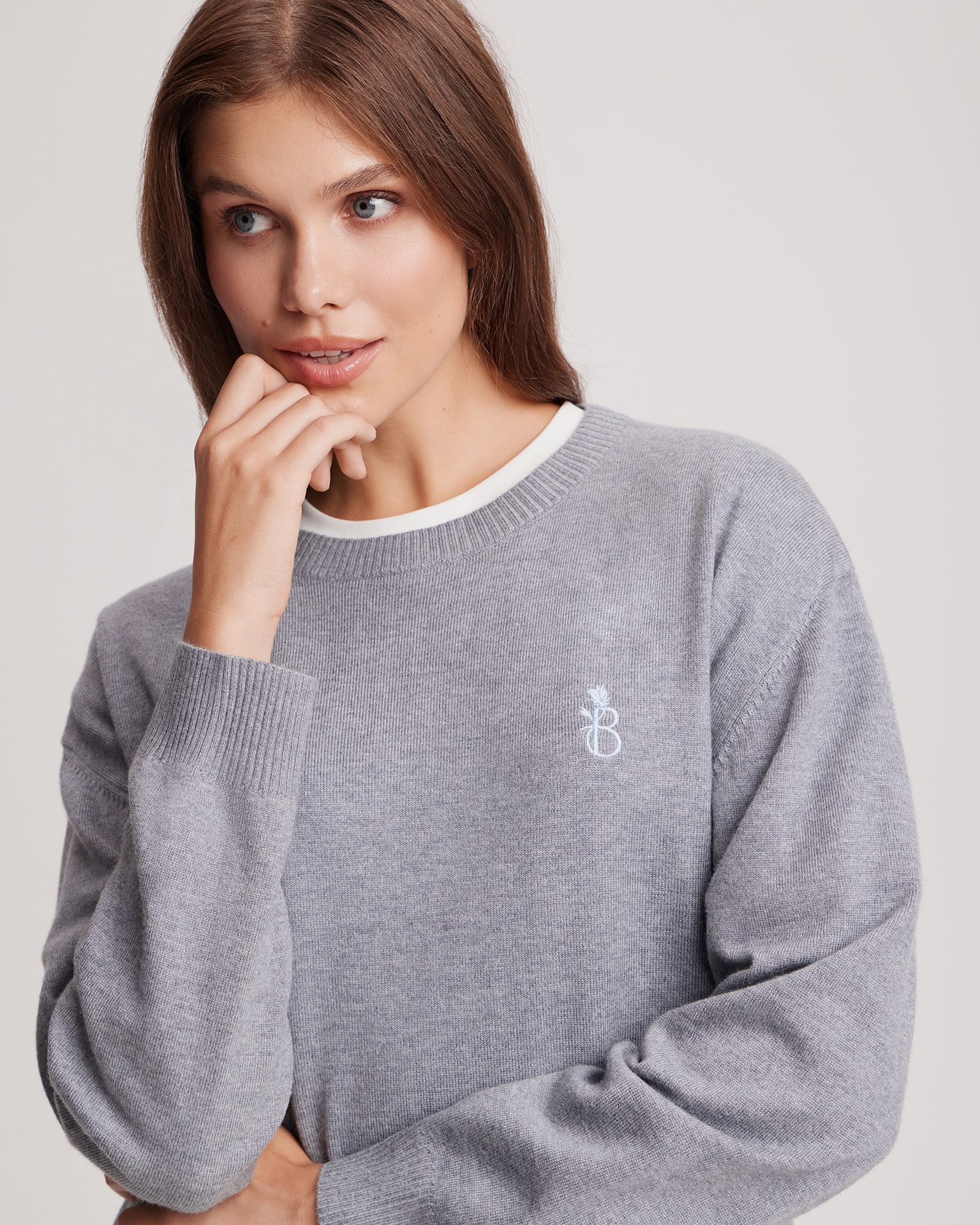 Grey knitted set, Grey — photo 6