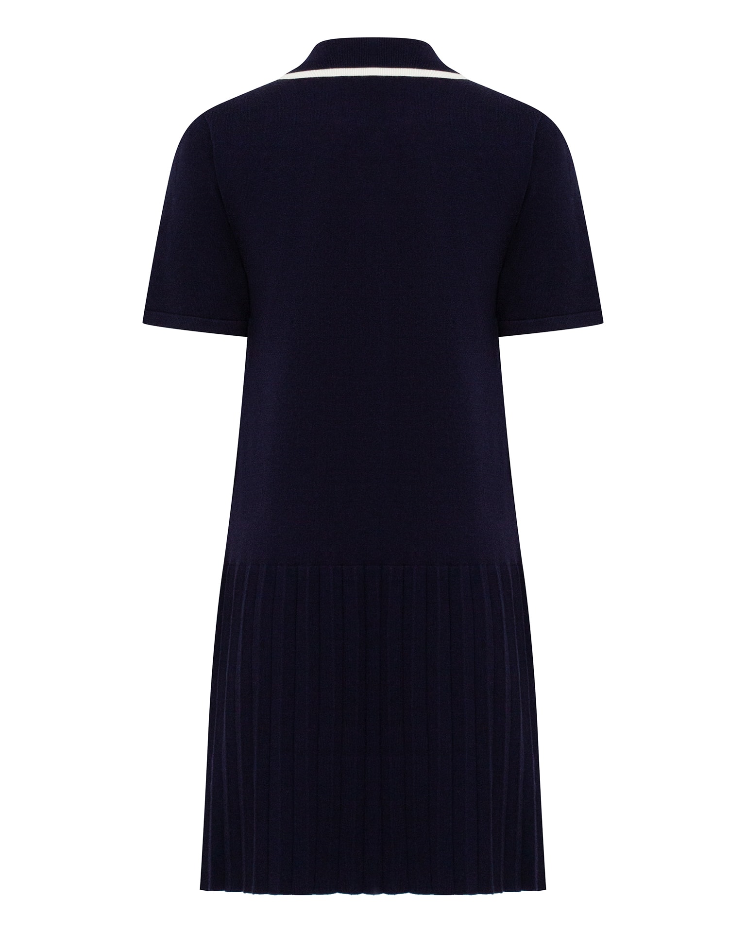 Dress with pleated hem, Blue — photo 8