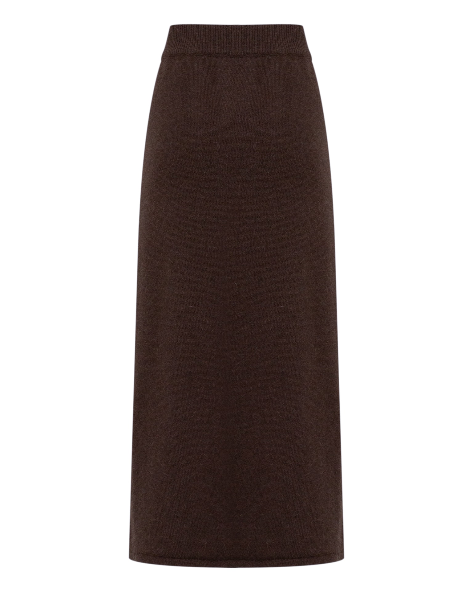 Angora midi skirt, Brown — photo 7