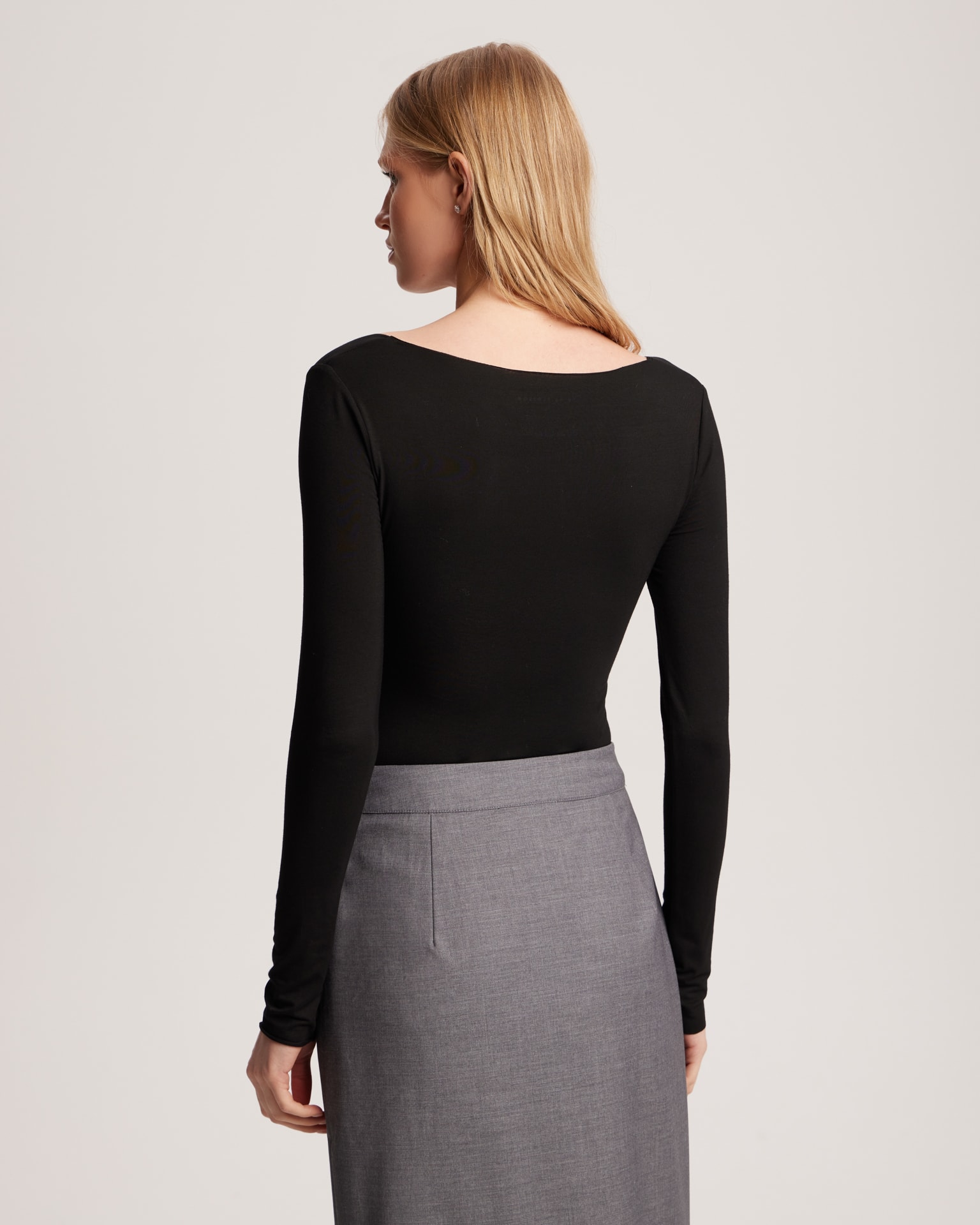 Black longsleeve, Black — photo 3